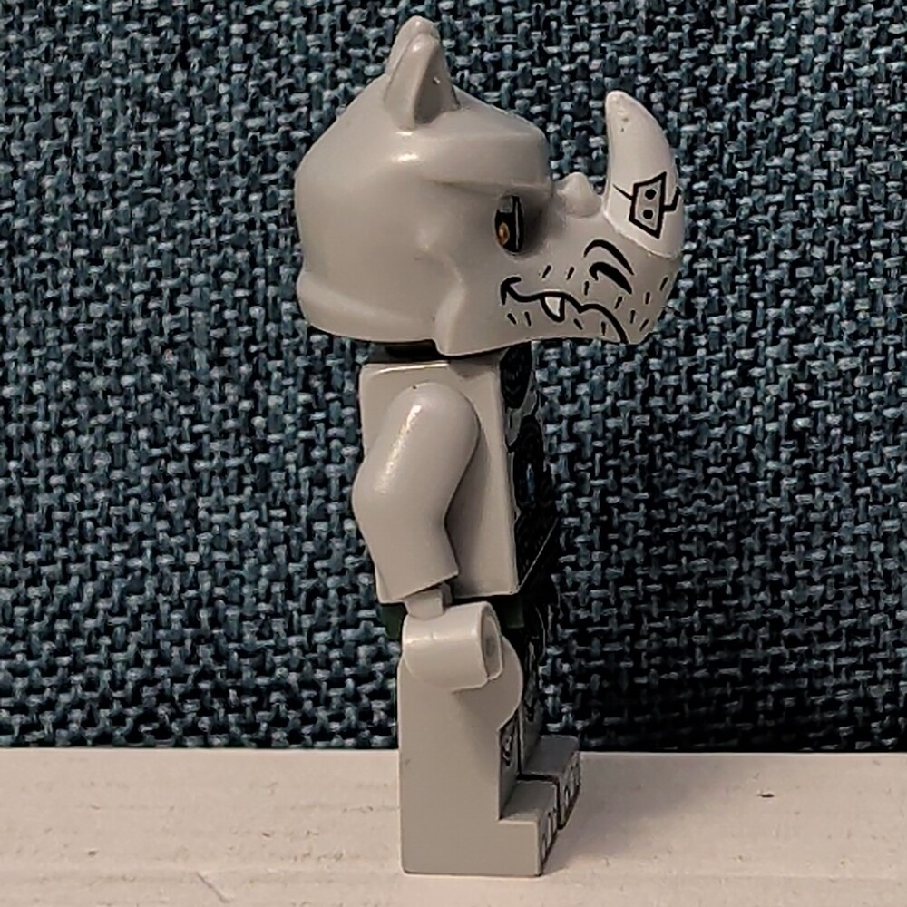LEGO Legends of Chima RINONA Minifigure | Rhino Tribe loc060 | Retired 70131 - Picture 7 of 16